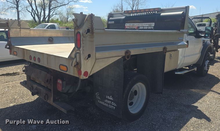 image for item EK5145 2008 Ford F550 Super Duty XL  dump truck