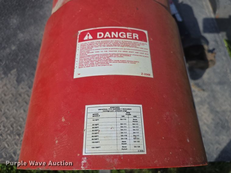 image for item EK5165 Winpower 2515PTJD generator