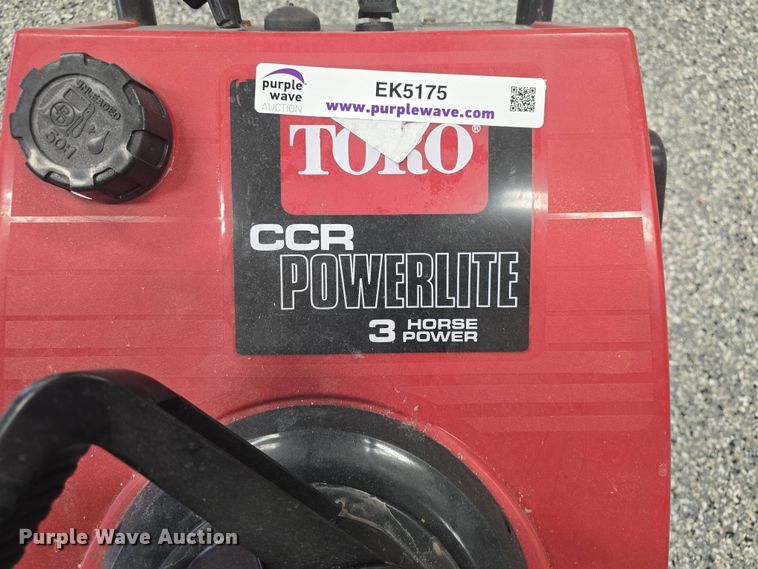 image for item EK5175 Toro CCR Powerlight snow blower