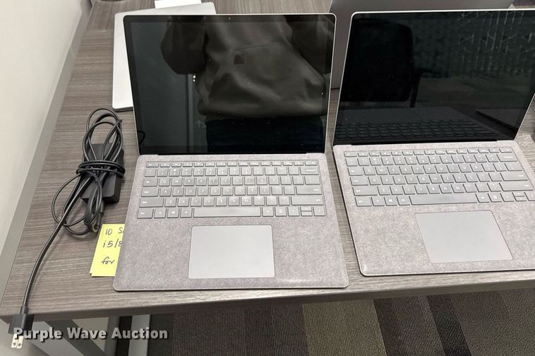 image for item EM3795 (10) Microsoft 1867 Surface laptops