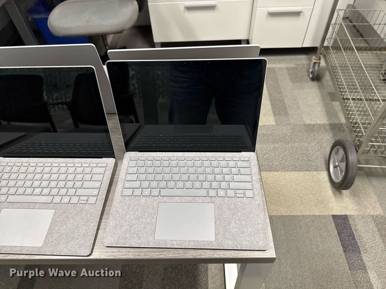 image for item EM3795 (10) Microsoft 1867 Surface laptops