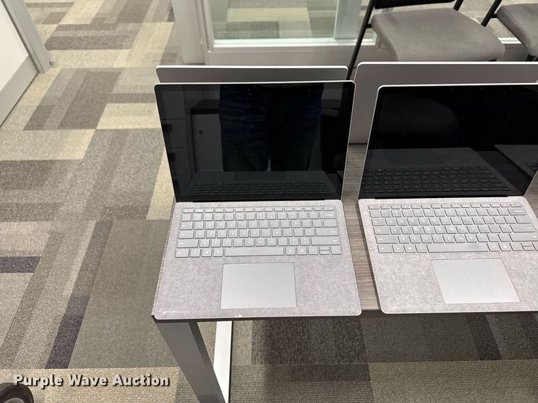 image for item EM3795 (10) Microsoft 1867 Surface laptops
