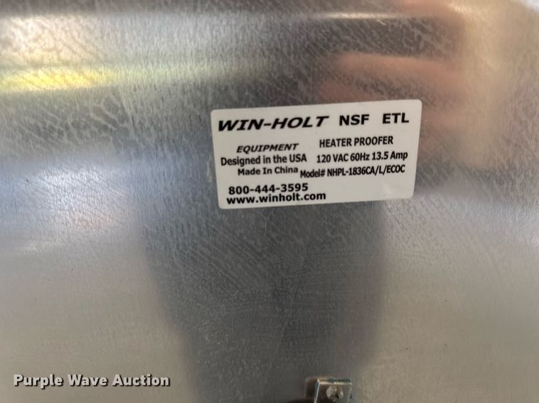 image for item EM3837 Win-Holt NHPL-1836CA/L/ECOC food warmer