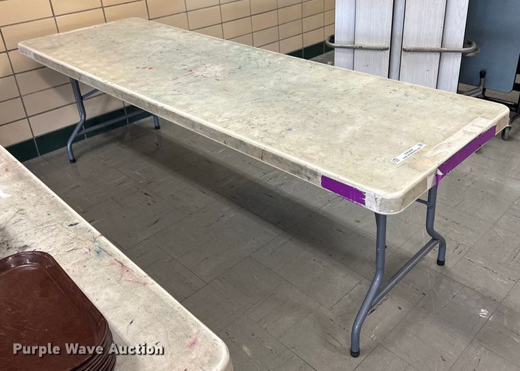 image for item EM3838 (6) plastic folding tables