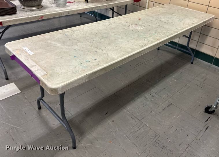 image for item EM3838 (6) plastic folding tables