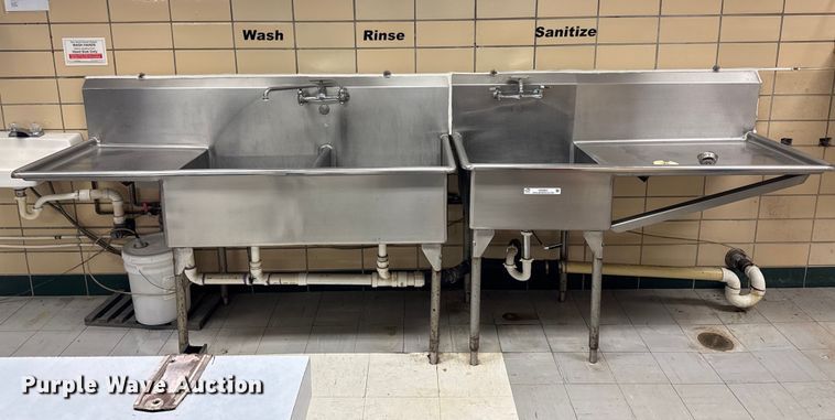 image for item EM3851 Stainless kitchen sink