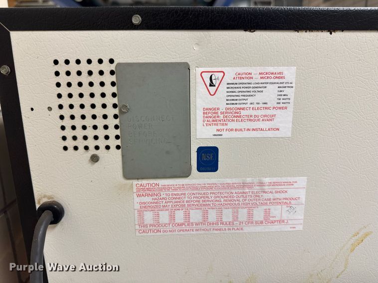 image for item EM3852 Amana microwave