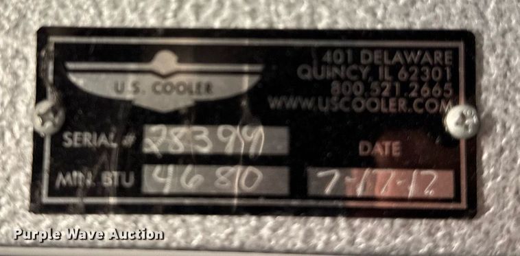 image for item EM3855 2012 US Cooler walk in cooler