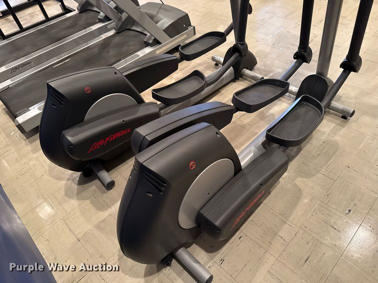 image for item EM3863 (2) Life fitness CLSX elliptical machines