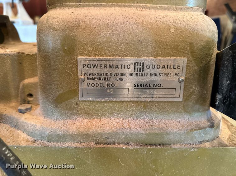 image for item EM3868 Powermatic 45 wood lathe