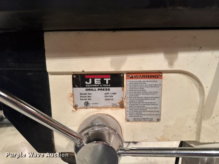 image for item EM3876 JET JDP-17MF drill press