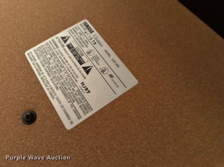 image for item EM3878 Yamaha CVP-596 Clavinova electric piano