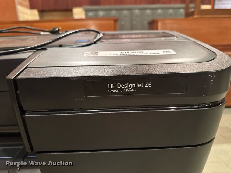 image for item EM3883 HP Design Jet Z6 post script printer