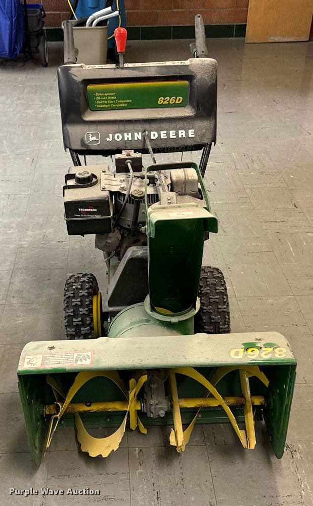 image for item EM3949 (2) John Deere snow blowers