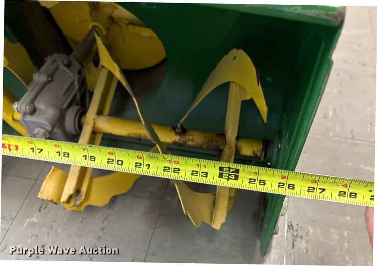 image for item EM3949 (2) John Deere snow blowers