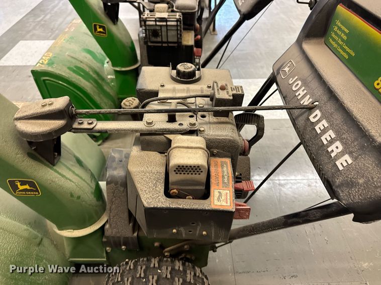 image for item EM3949 (2) John Deere snow blowers