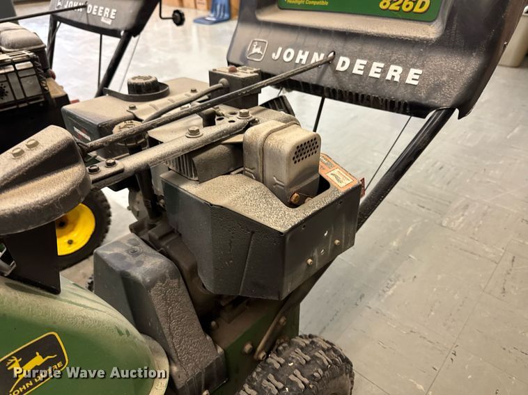 image for item EM3949 (2) John Deere snow blowers