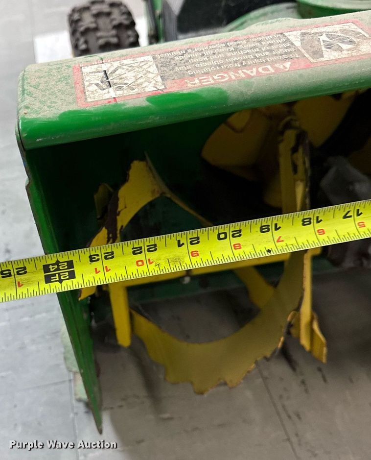 image for item EM3949 (2) John Deere snow blowers