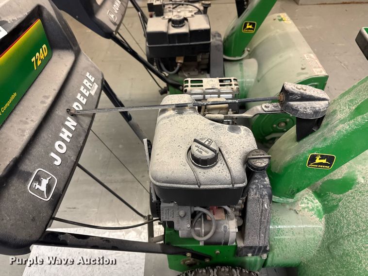 image for item EM3949 (2) John Deere snow blowers