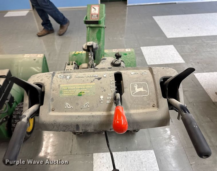 image for item EM3949 (2) John Deere snow blowers