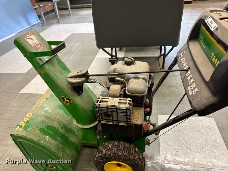image for item EM3949 (2) John Deere snow blowers