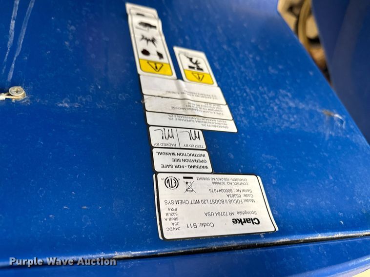 image for item EM3950 (2) Clarke Focus II boost L 20 floor scrubbers