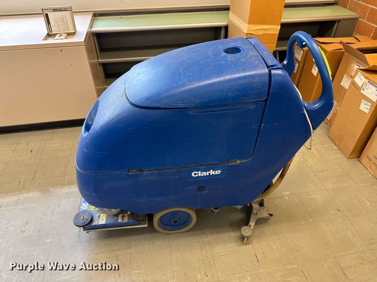 image for item EM3950 (2) Clarke Focus II boost L 20 floor scrubbers