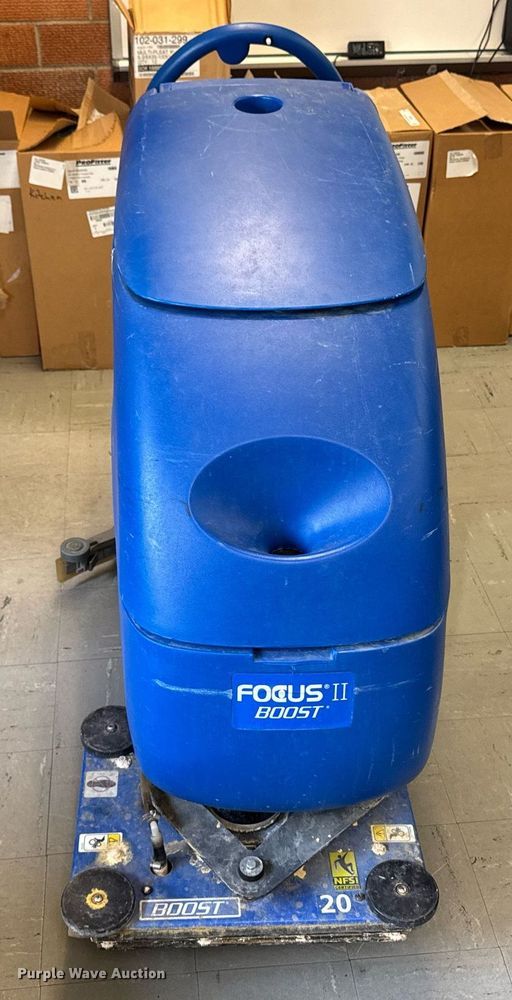 image for item EM3950 (2) Clarke Focus II boost L 20 floor scrubbers