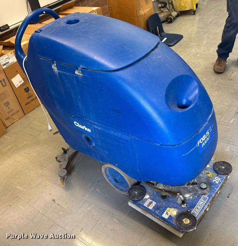 image for item EM3950 (2) Clarke Focus II boost L 20 floor scrubbers