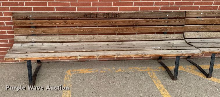 image for item EM3959 (2) 8' L wood benches