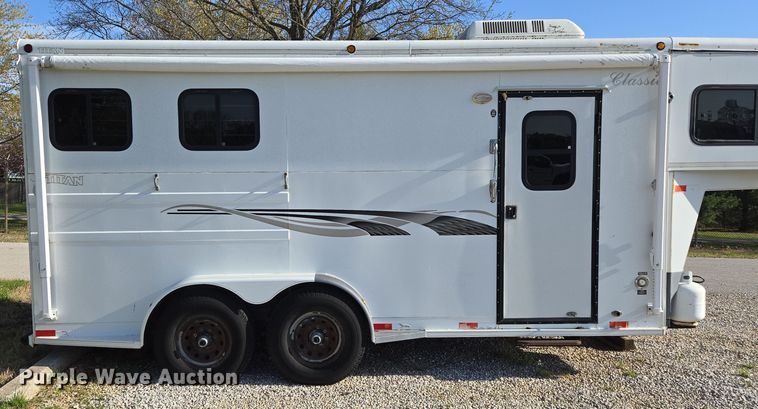 image for item EN3559 2001 Titan Trailer Mfg. Inc. horse trailer