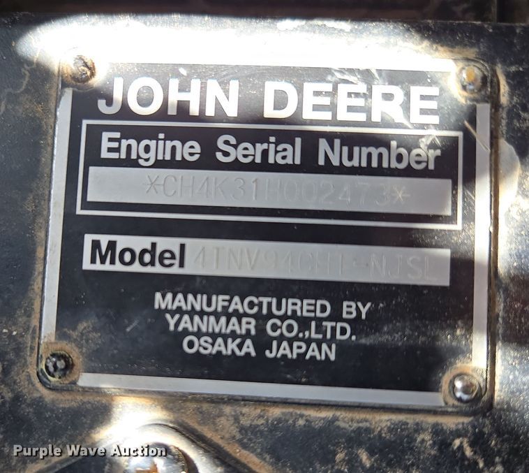 image for item EN3614 2014 John Deere 332E skid steer loader