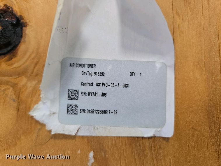 image for item EN3630 Bard W17A1-A08XXXXXJ air conditioner