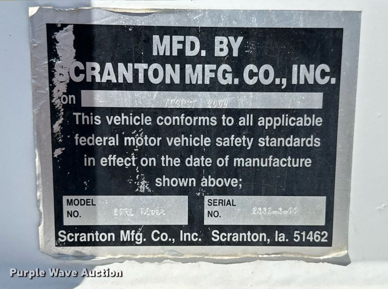 image for item EQ1290 2002 Freightliner Business Class M2 refuse truck