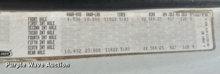 image for item EQ1295 2006 Freightliner Business Class M2 refuse truck