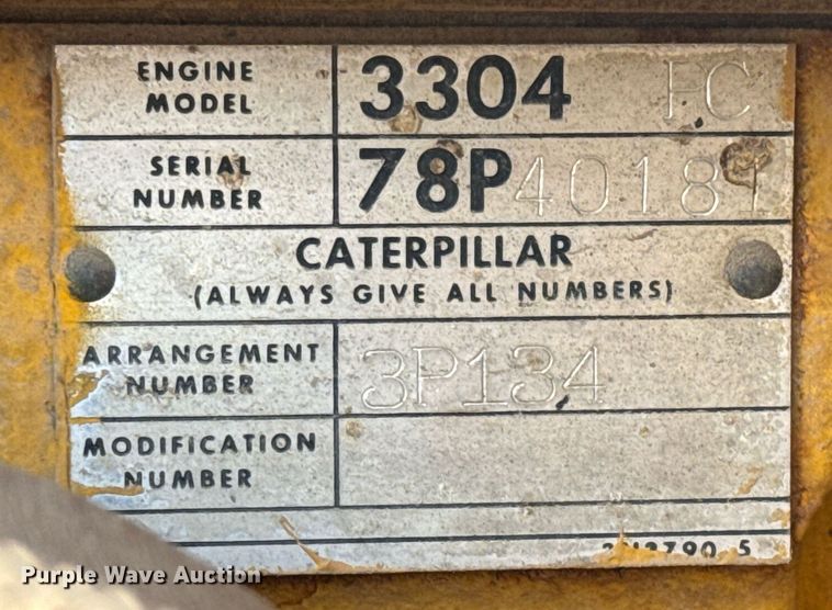 image for item EQ1300 1978 Caterpillar 120G motor grader