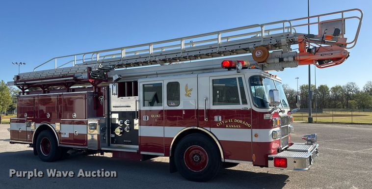 image for item EQ1303 1993 Pierce Lance quint fire truck