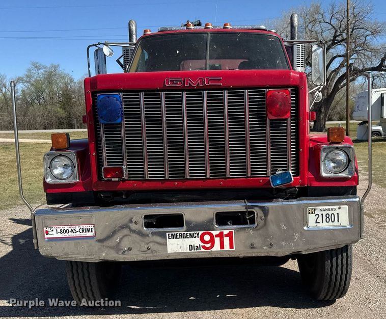 image for item EQ1308 1979 GMC Brigadier tank truck