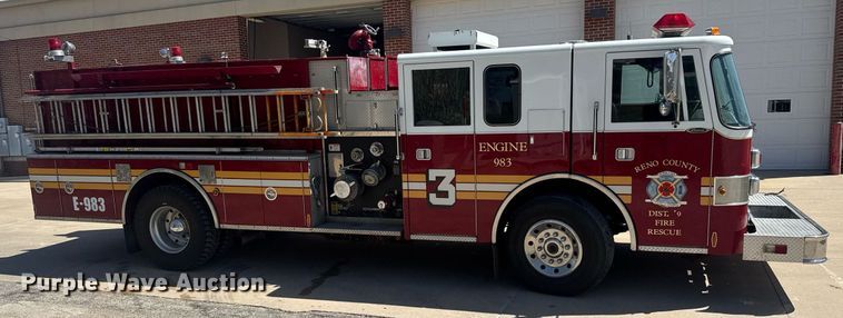 image for item EQ1310 1994 Pierce pumper fire truck