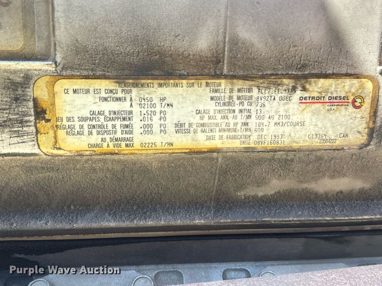 image for item EQ1310 1994 Pierce pumper fire truck