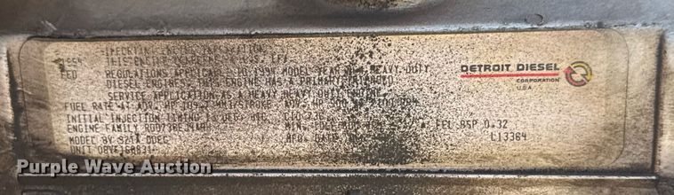 image for item EQ1310 1994 Pierce pumper fire truck