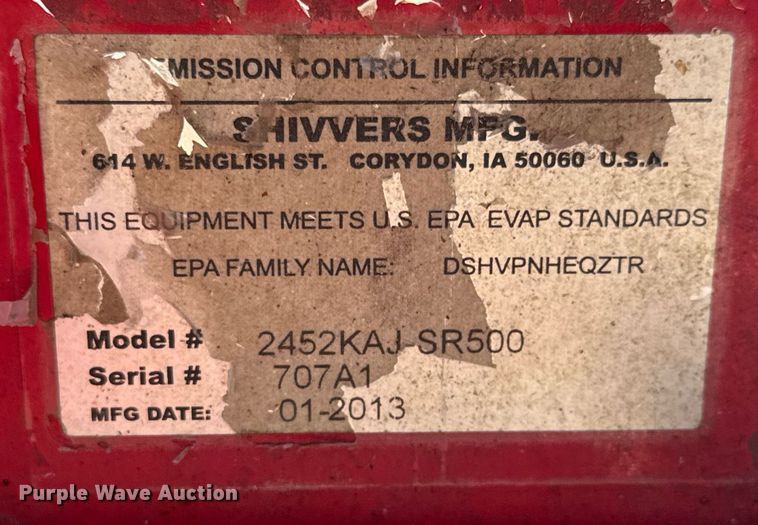 image for item EQ1375 2013 Country Clipper Challenger ZTR lawn mower