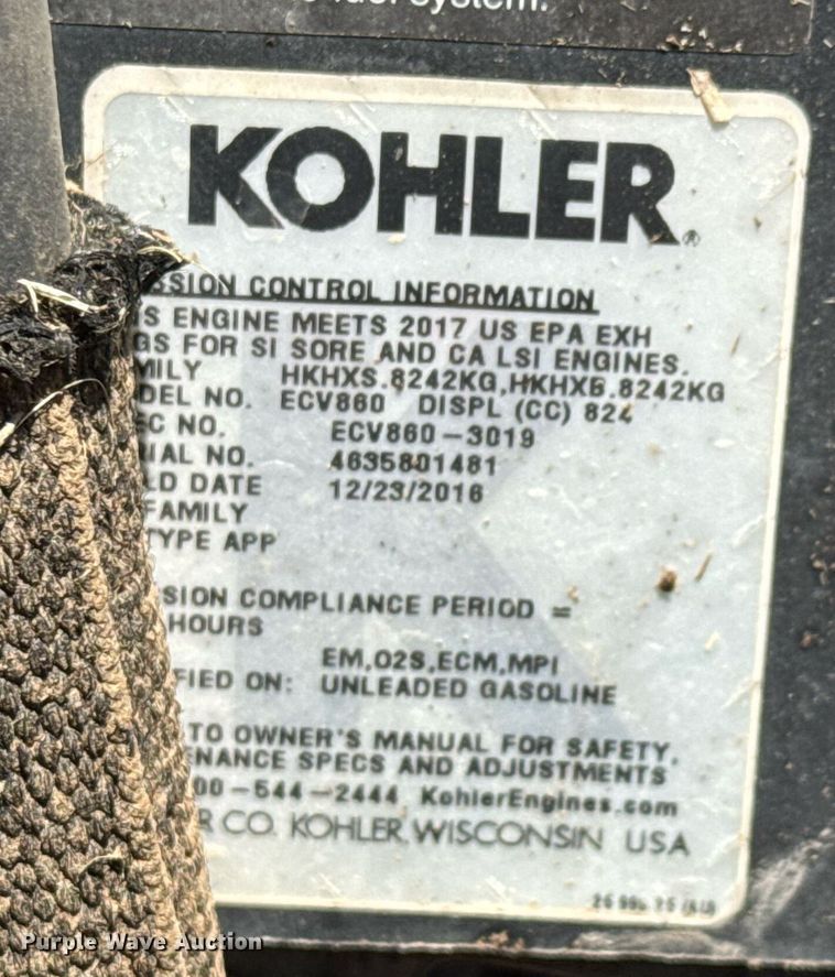 image for item EQ1377 Hustler Super Z ZTR lawn mower