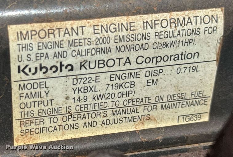 image for item EQ1379 Jacobsen Tri-King 1900D reel mower