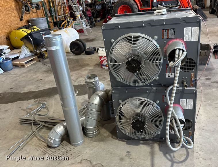 image for item EQ1380 (2) Dayton 2RYV3 overhead heaters