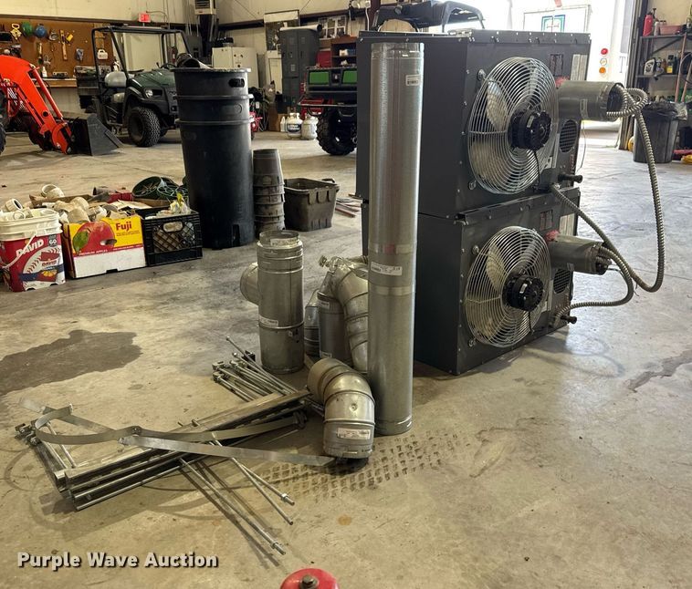 image for item EQ1380 (2) Dayton 2RYV3 overhead heaters