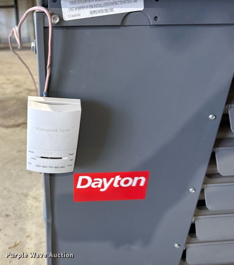 image for item EQ1380 (2) Dayton 2RYV3 overhead heaters