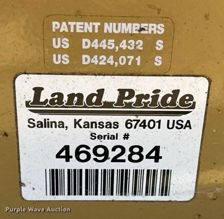 image for item EQ1383 Land Pride FDR2572 rotary mower