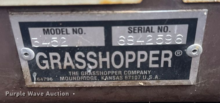 image for item EQ1388 2018 Grasshopper 623T ZTR lawn mower