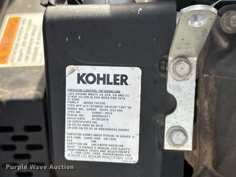 image for item EQ1388 2018 Grasshopper 623T ZTR lawn mower